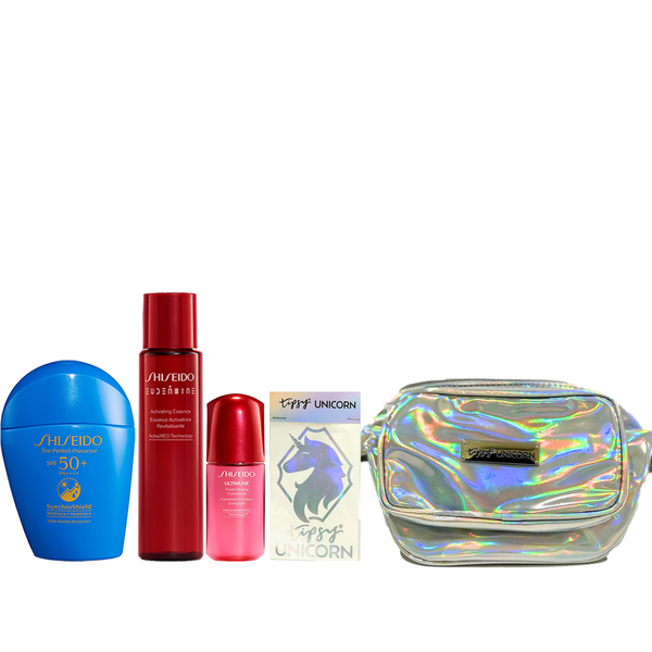 Shiseido x Tipsy Unicorn Exclusive Party Essential Kit (worth $203)